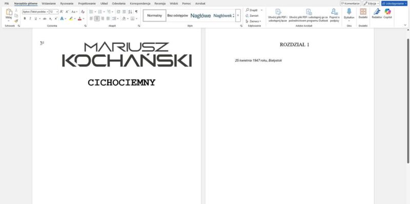 Zaczynam pisać kolejną powieść – o&nbsp;początkach PRL